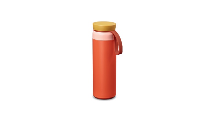 Water Bottle With Filter - energy orange 